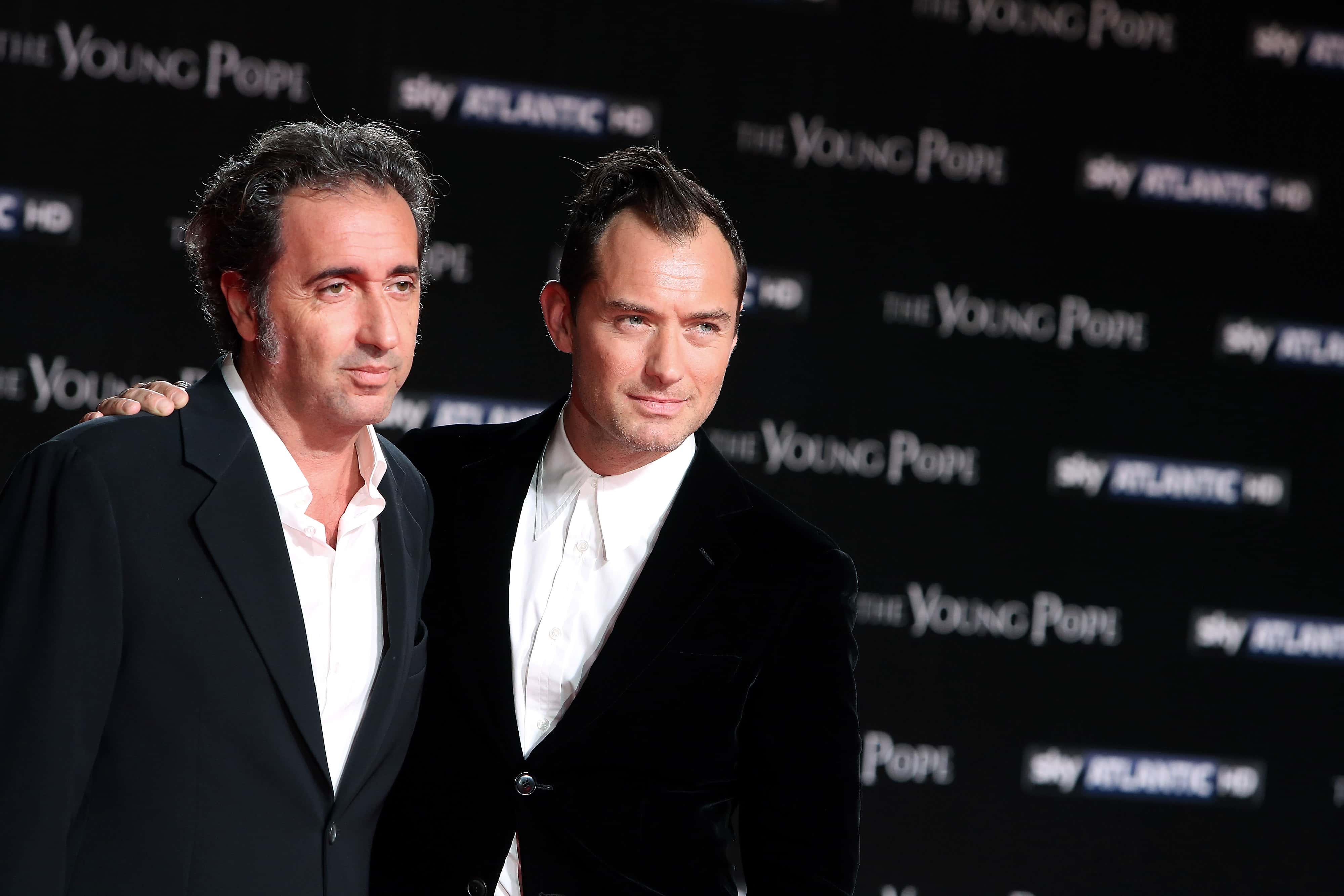  Director Paolo Sorrentino and actor Jude Law at 'The Young Pope' premiere