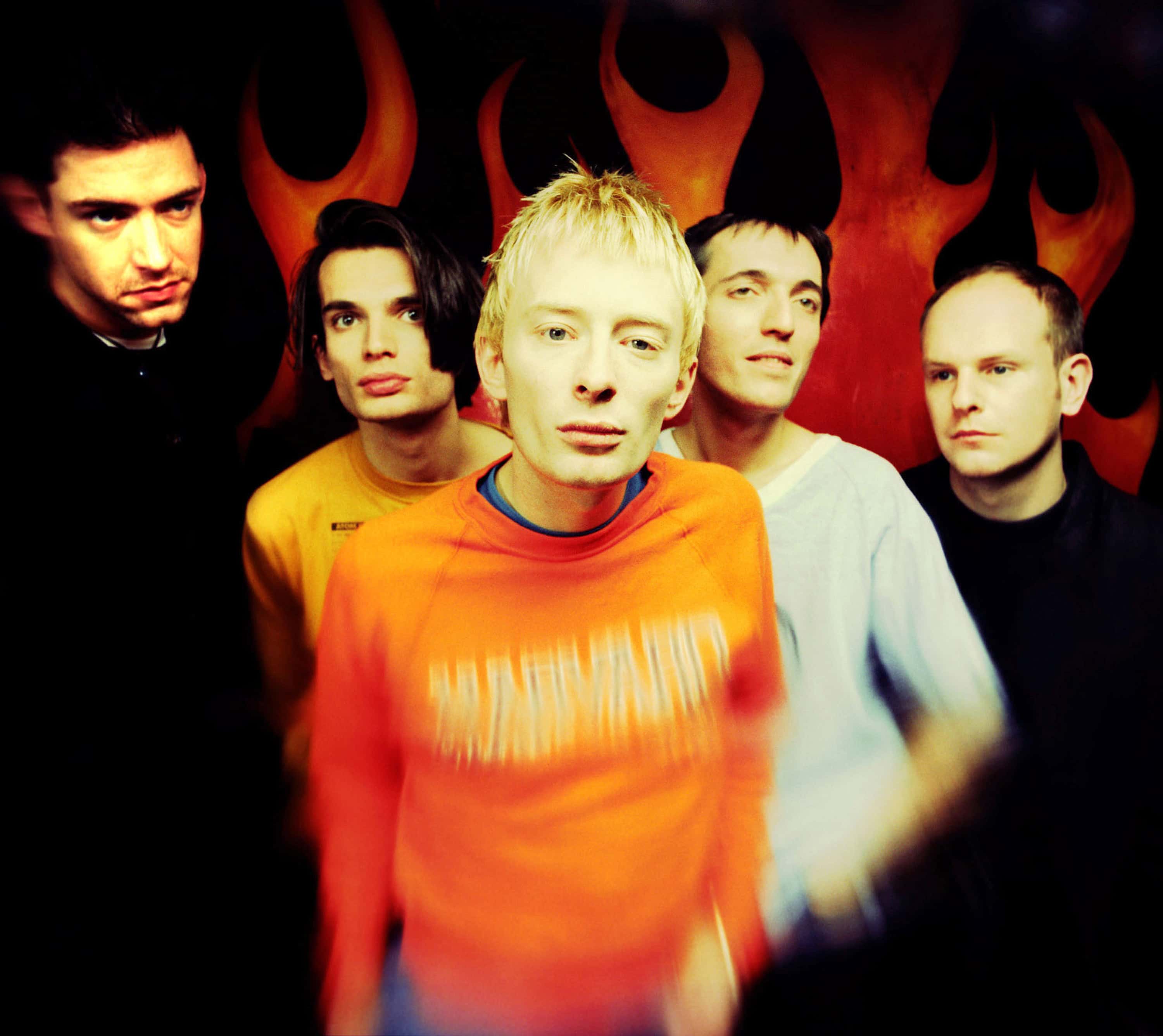 British rock group Radiohead pose for a 1993 portrait in New York City, New York