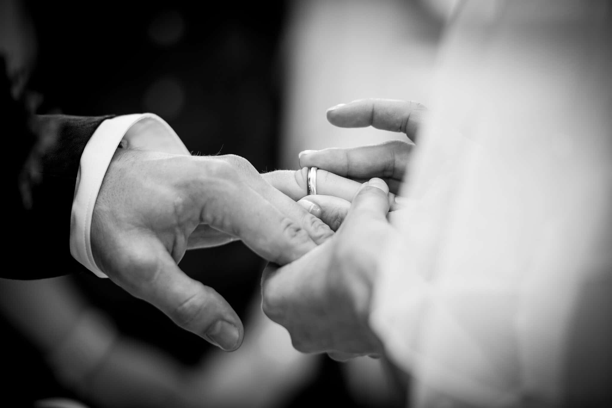 Bride And Groom At Wedding