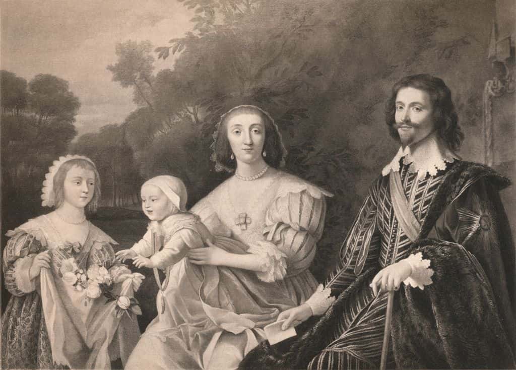 George Villiers Duke Of Buckingham And Family 1628 (1904)
