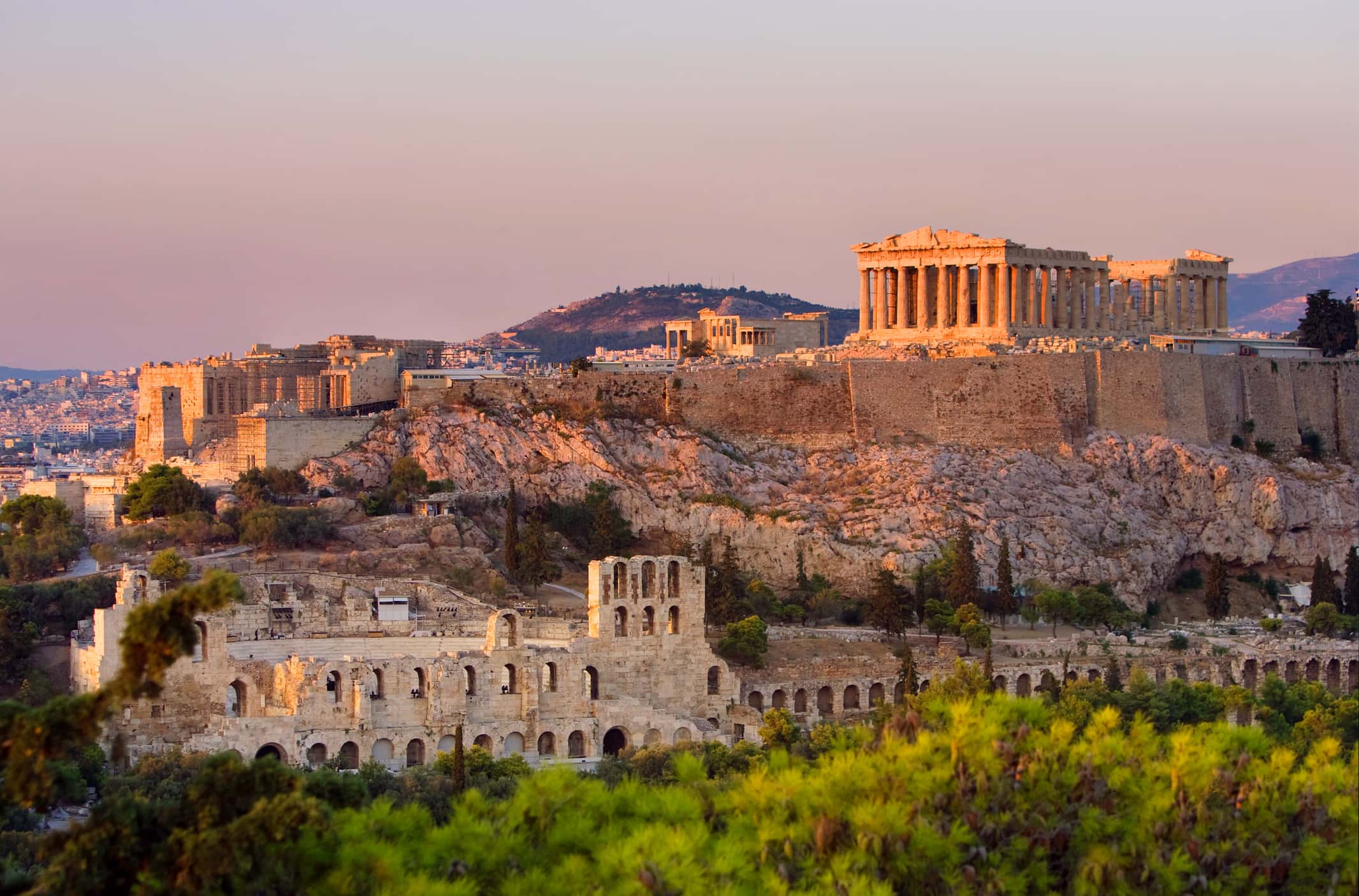 The Acropolis of Athens.