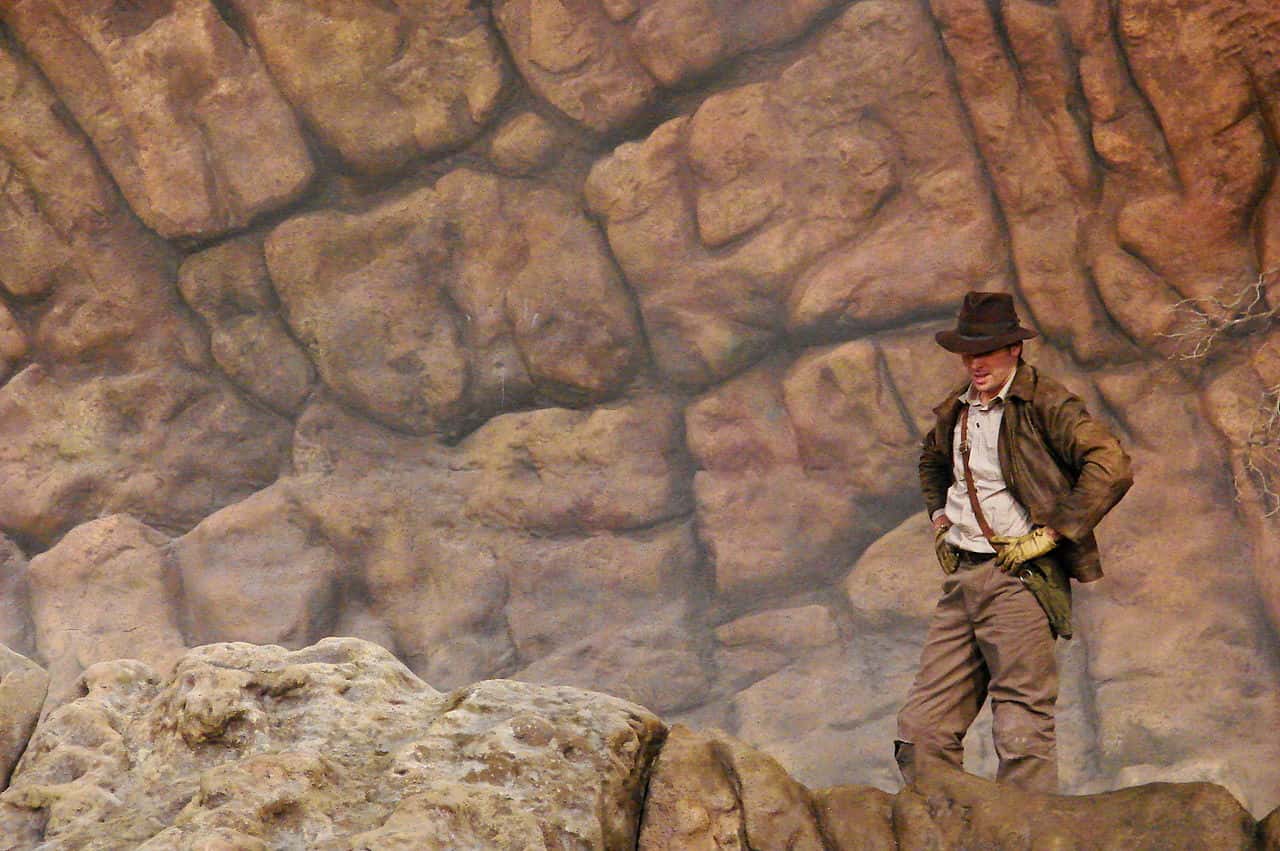 Stunt double for Indiana Jones at Disney's Hollywood Studios
