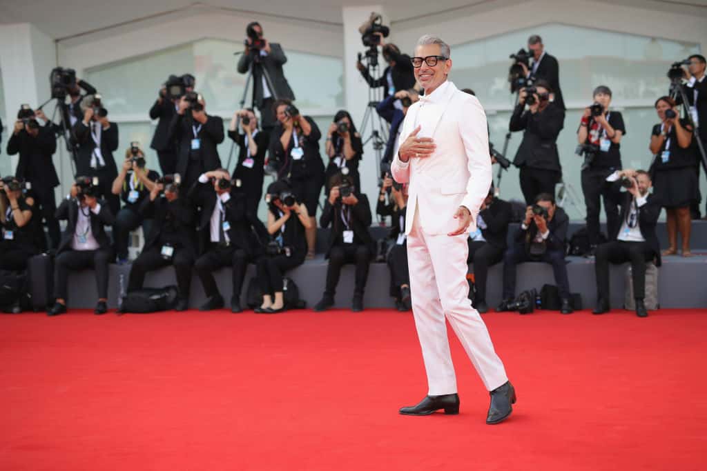 Portrait Photo of Jeff Goldblum during the 75th Venice Film Festival