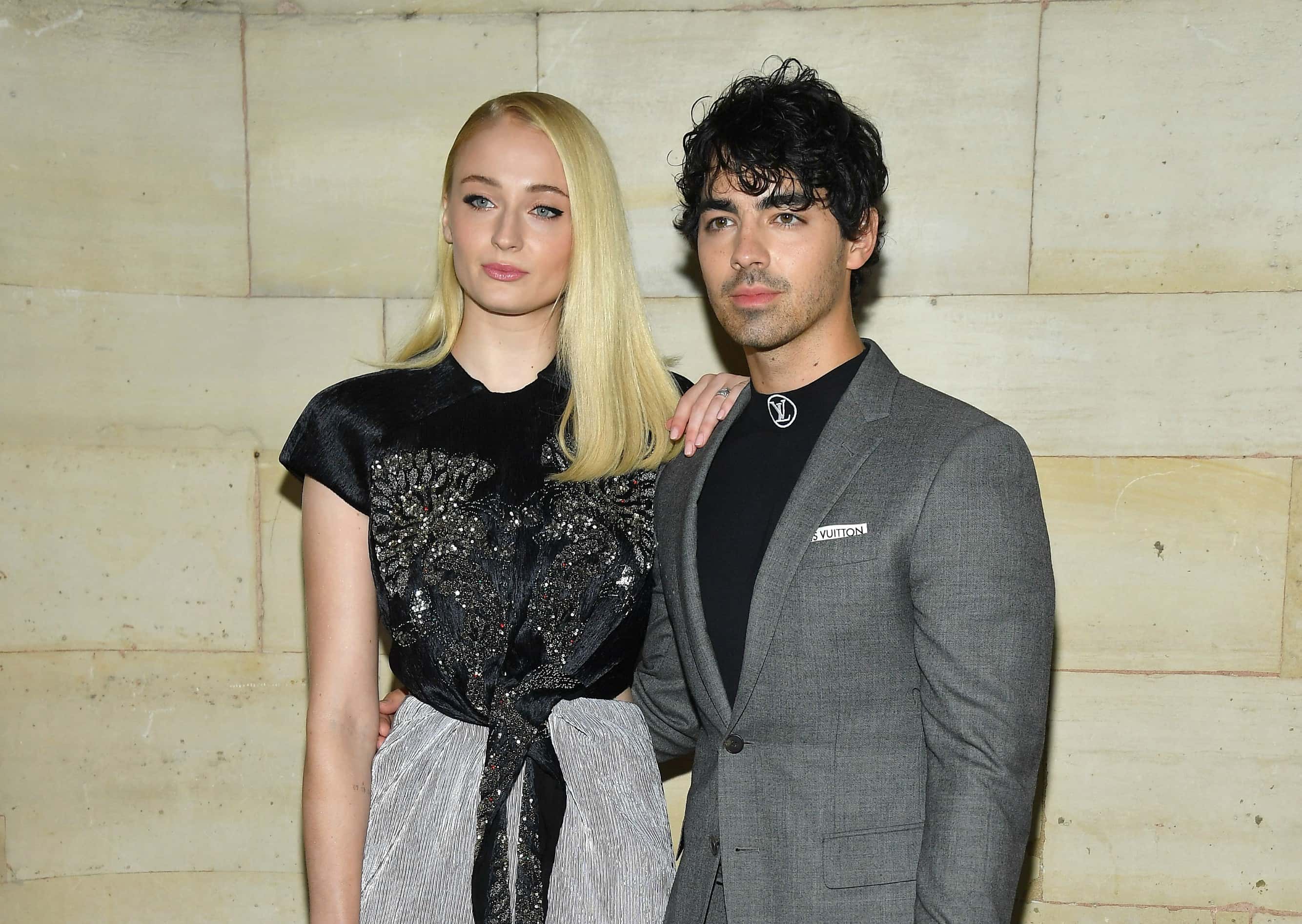Louis Vuitton : Front Row - Paris Fashion Week Womenswear Spring/Summer 2019. Sophie Turner and Joe Jonas.