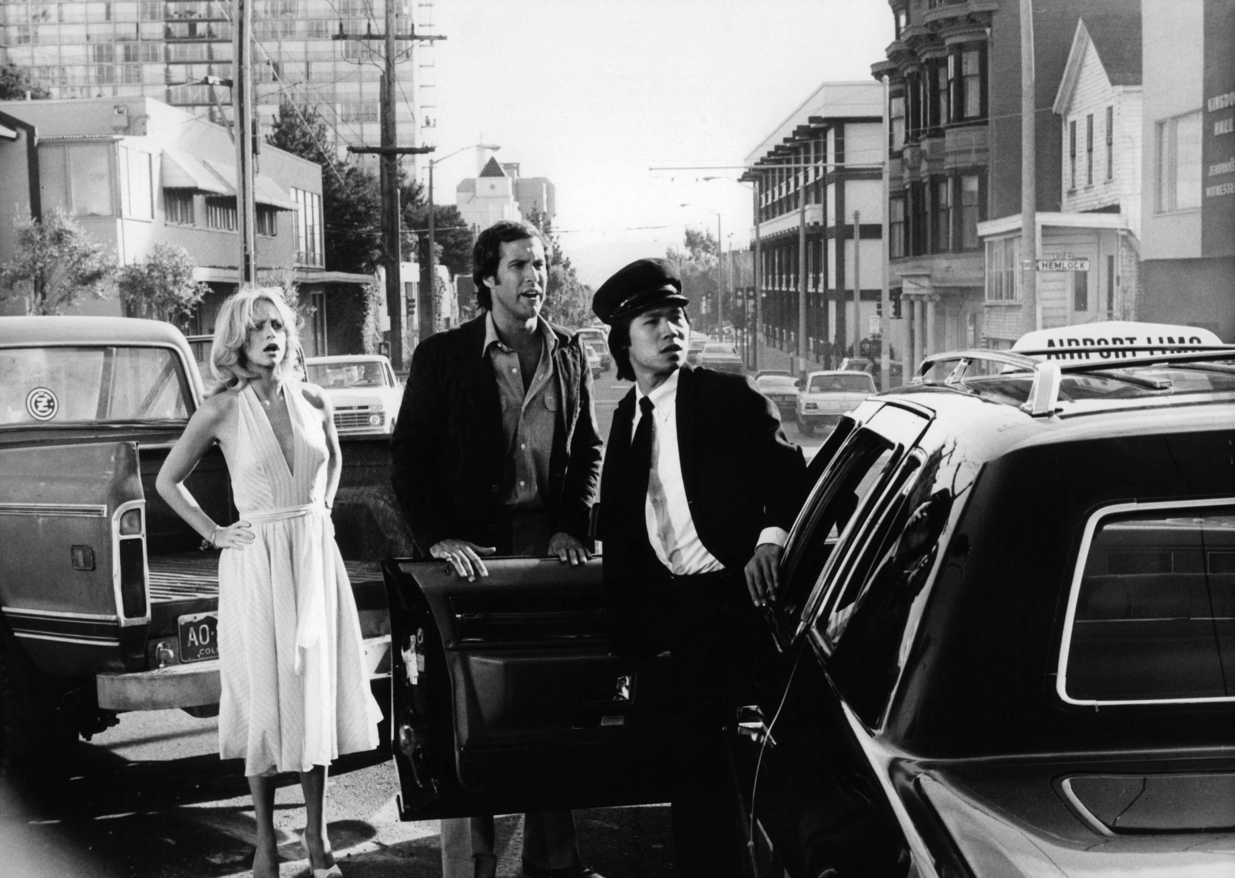 Portrait Photo of Goldie Hawn And Chevy Chase In 'Foul Play' 1978