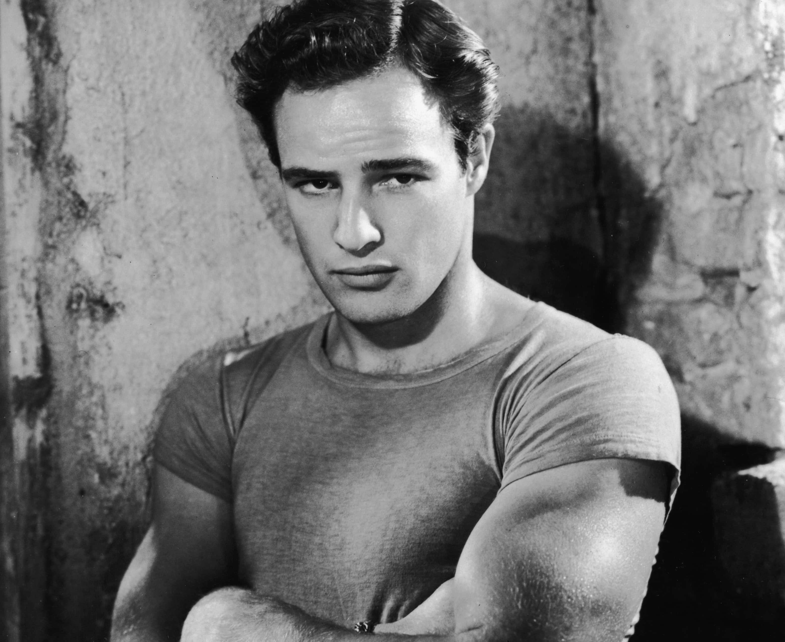 Portrait Of Marlon Brando.