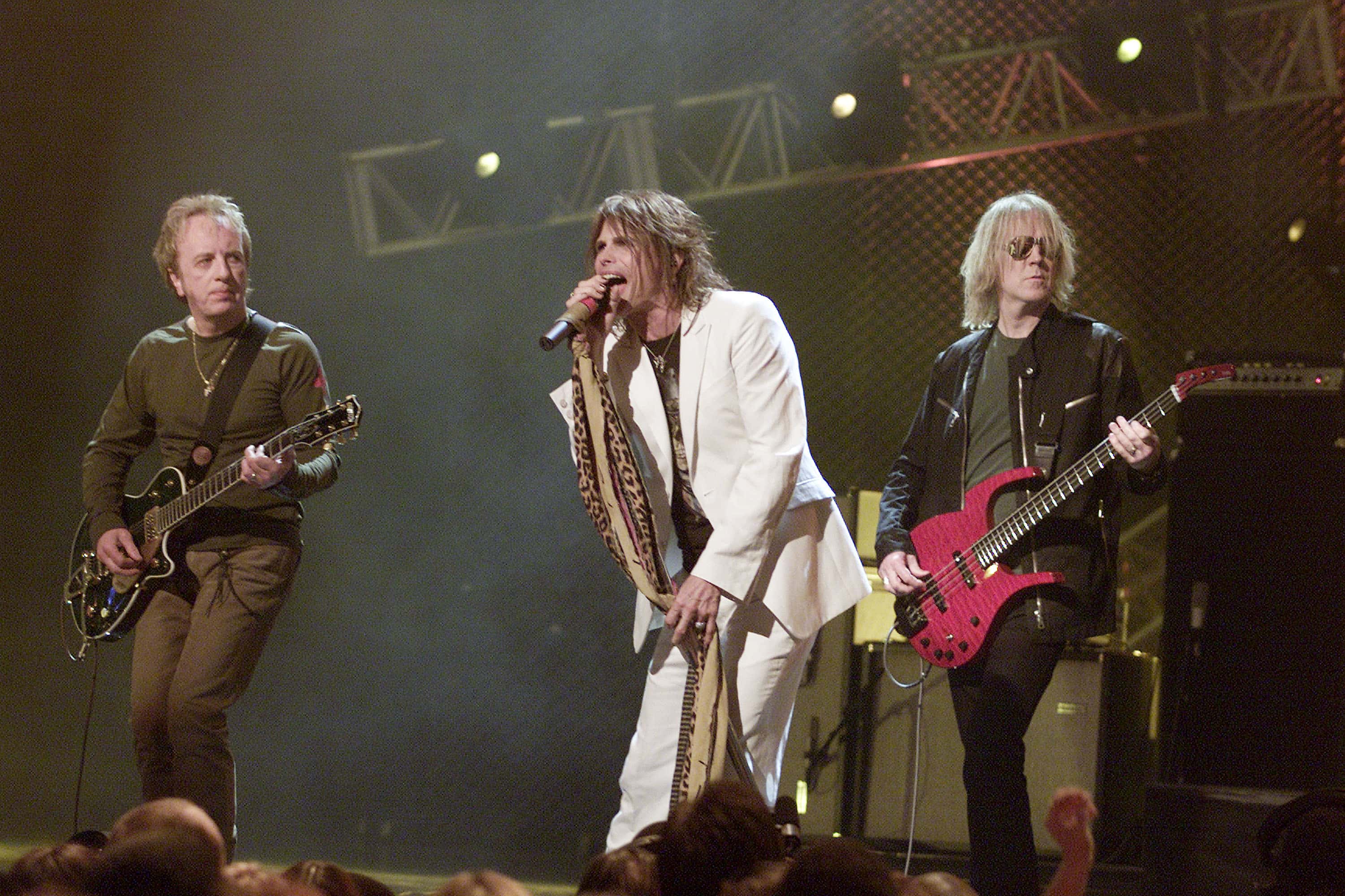 Aerosmith performs at "mtvICON: Aerosmith" at Sony Studios