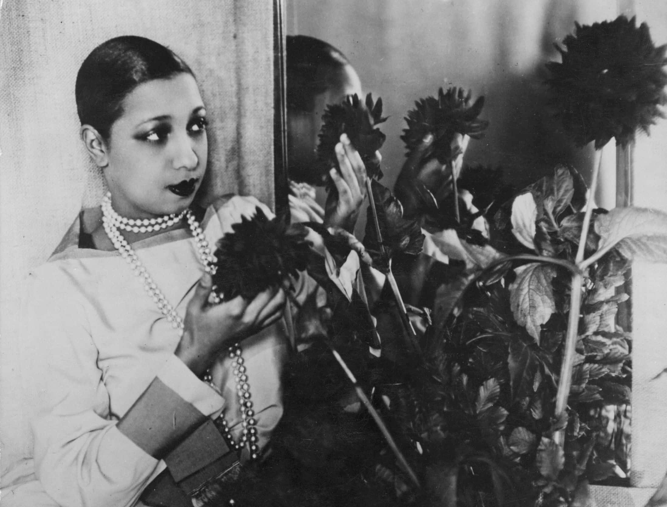 American singer, dancer and entertainer Josephine Baker (1906 - 1975)