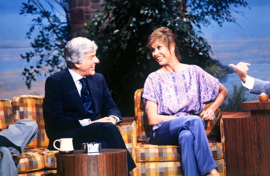 Portrait of Mary Tyler Moore and Dick Van Dyke.