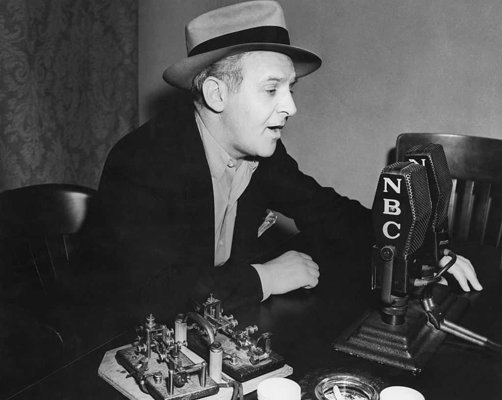 Walter Winchell (1897-1972), newspaper columnist and radio reporter 