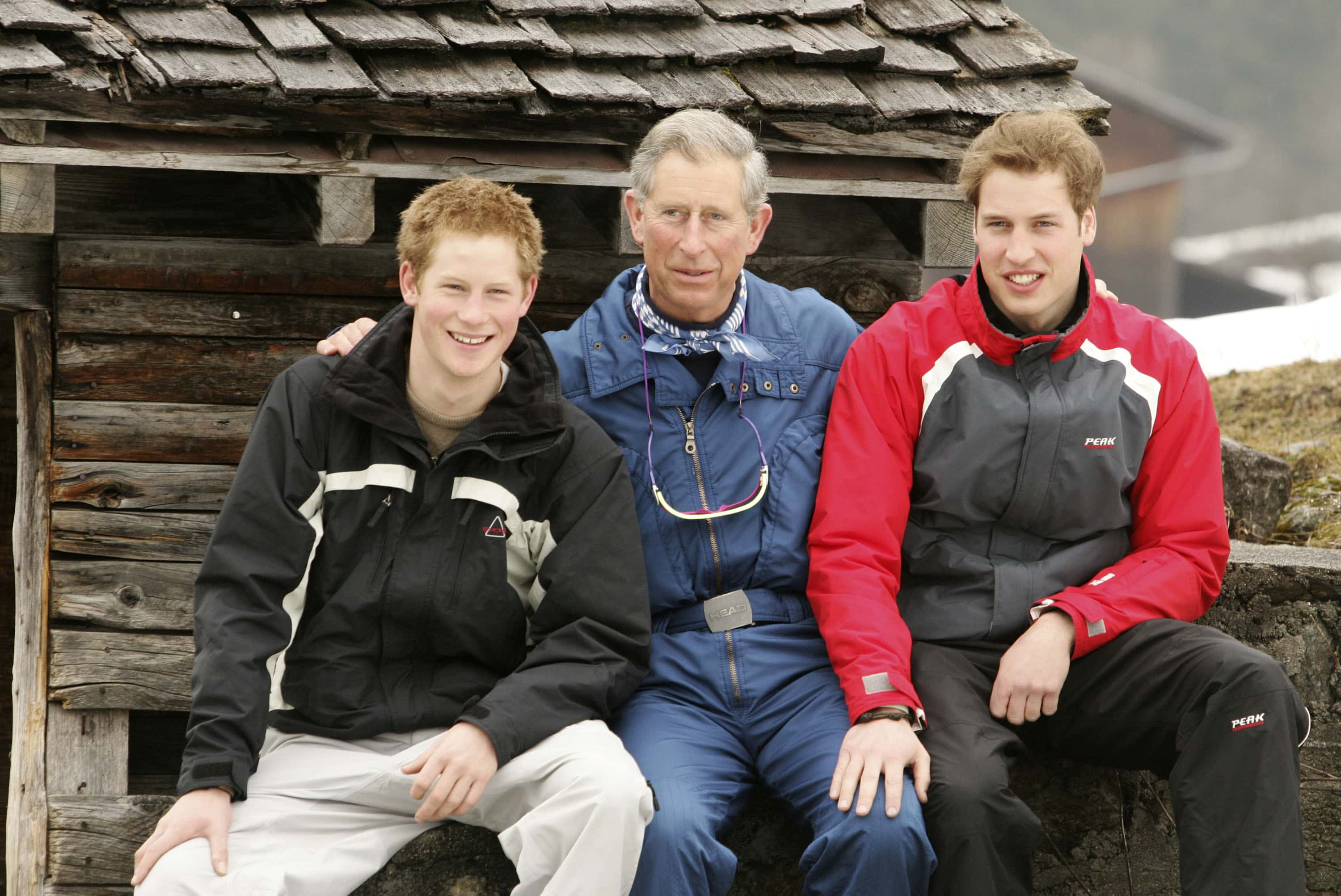 HRH Prince Of Wales & Family Enjoy Skiing Holiday In Klosters.