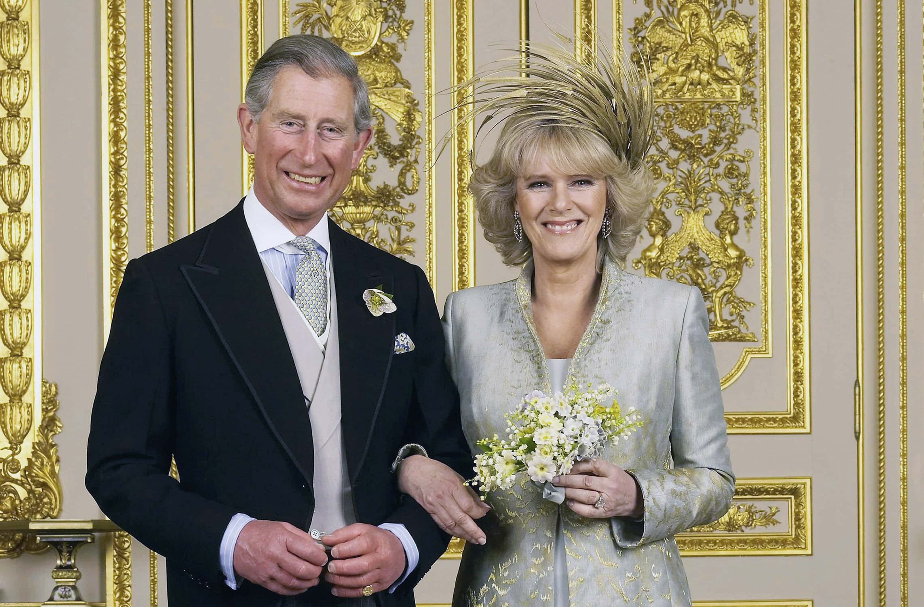 TRH Prince of Wales & The Duchess Of Cornwall - Official Wedding Photo.