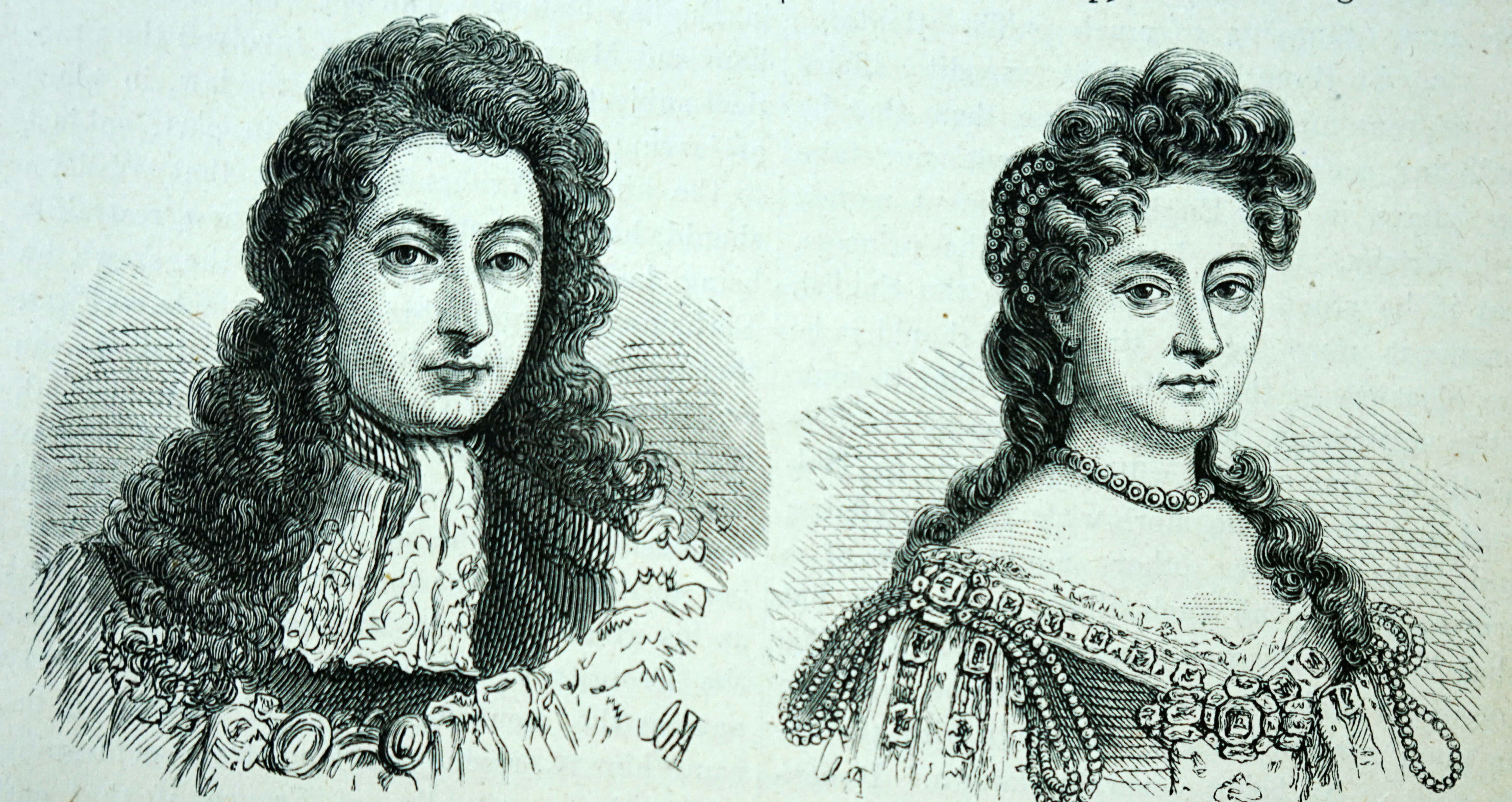 William and Mary of the Kingdoms of England, Scotland and Ireland.