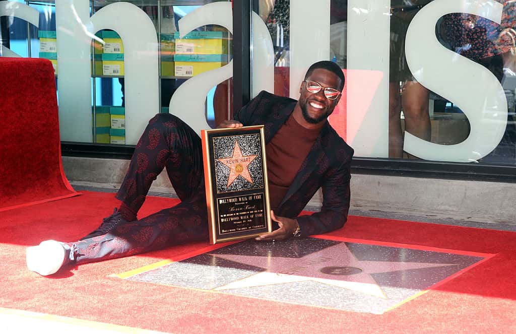 Kevin Hart Honored With Star On The Hollywood Walk Of Fame.