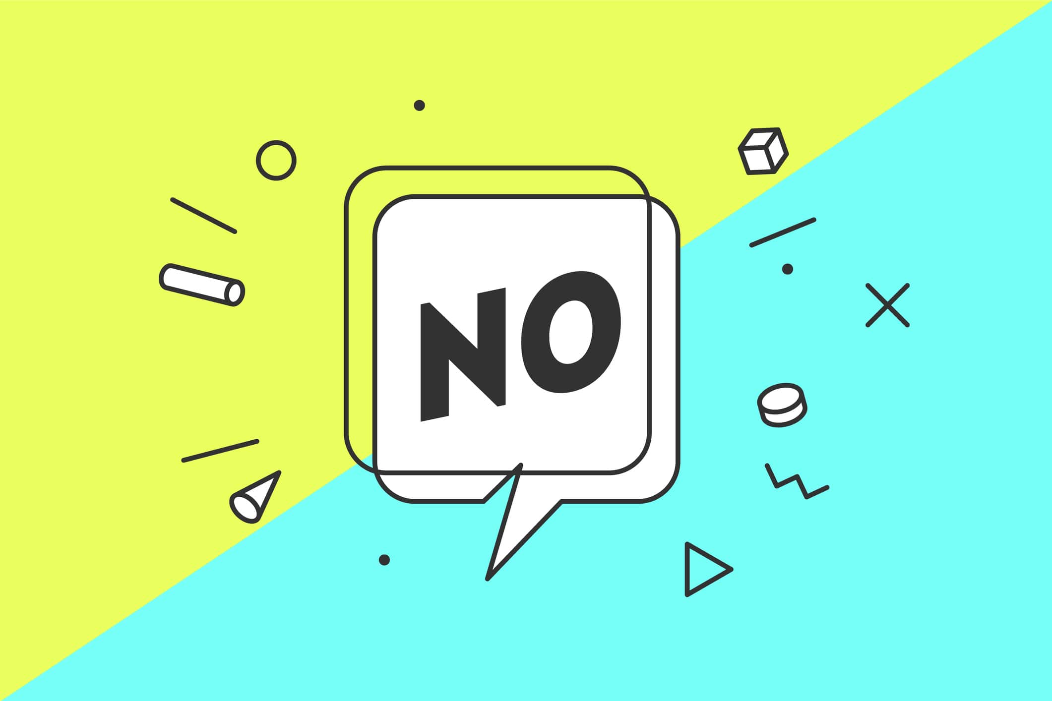 No. Banner, speech bubble.
