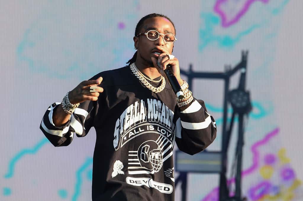 Quavo of Migos performs on the Main Stage during Wireless Festival 2018