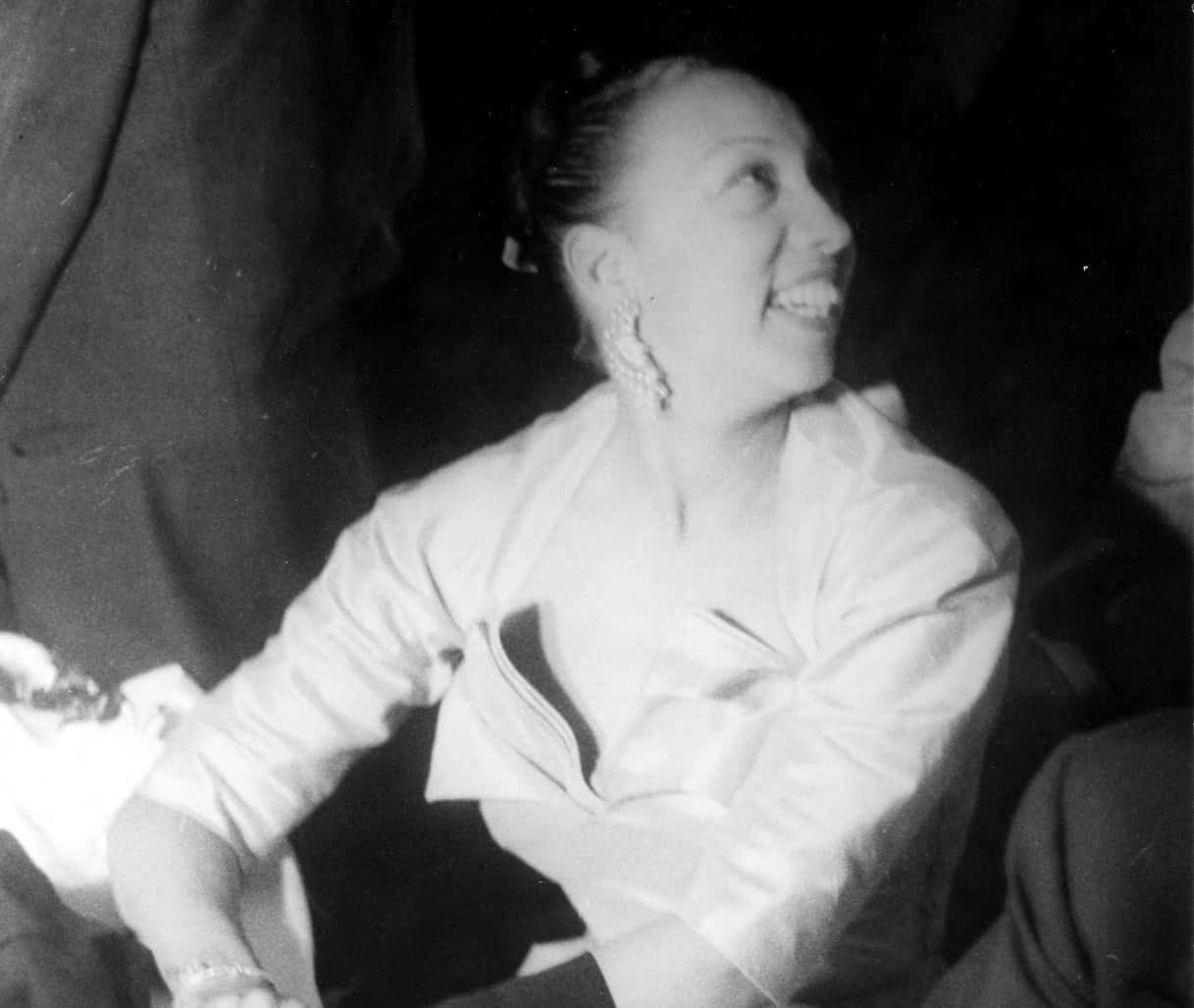 Josephine Baker 1951 white dress 