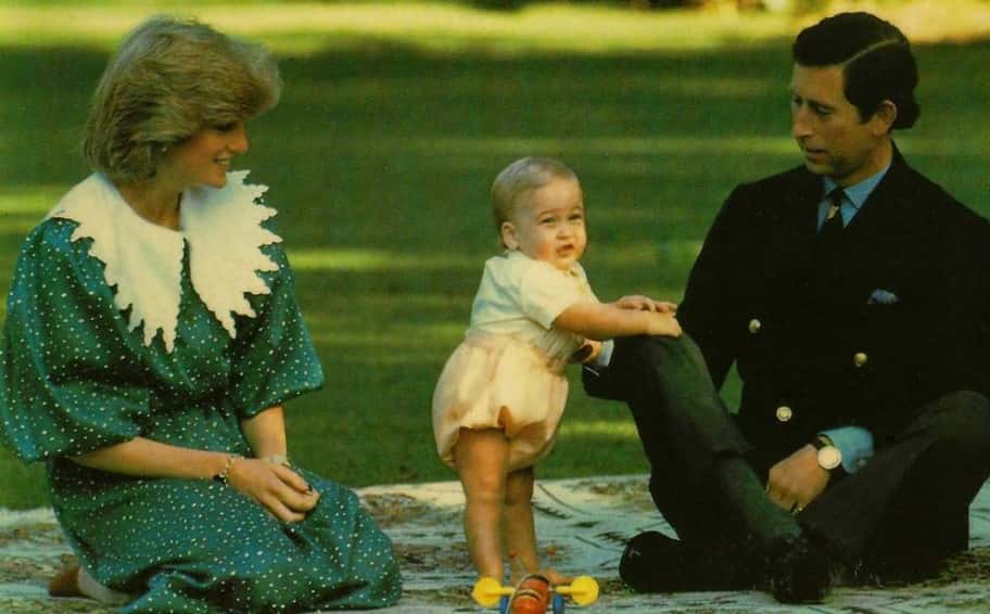 Princess Diana Departs Prince William