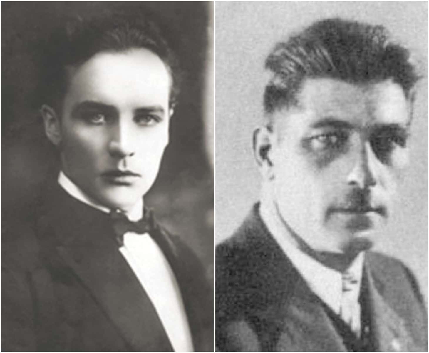 Grayscale Photo of British Soldiers on Train Tracks during the WWII