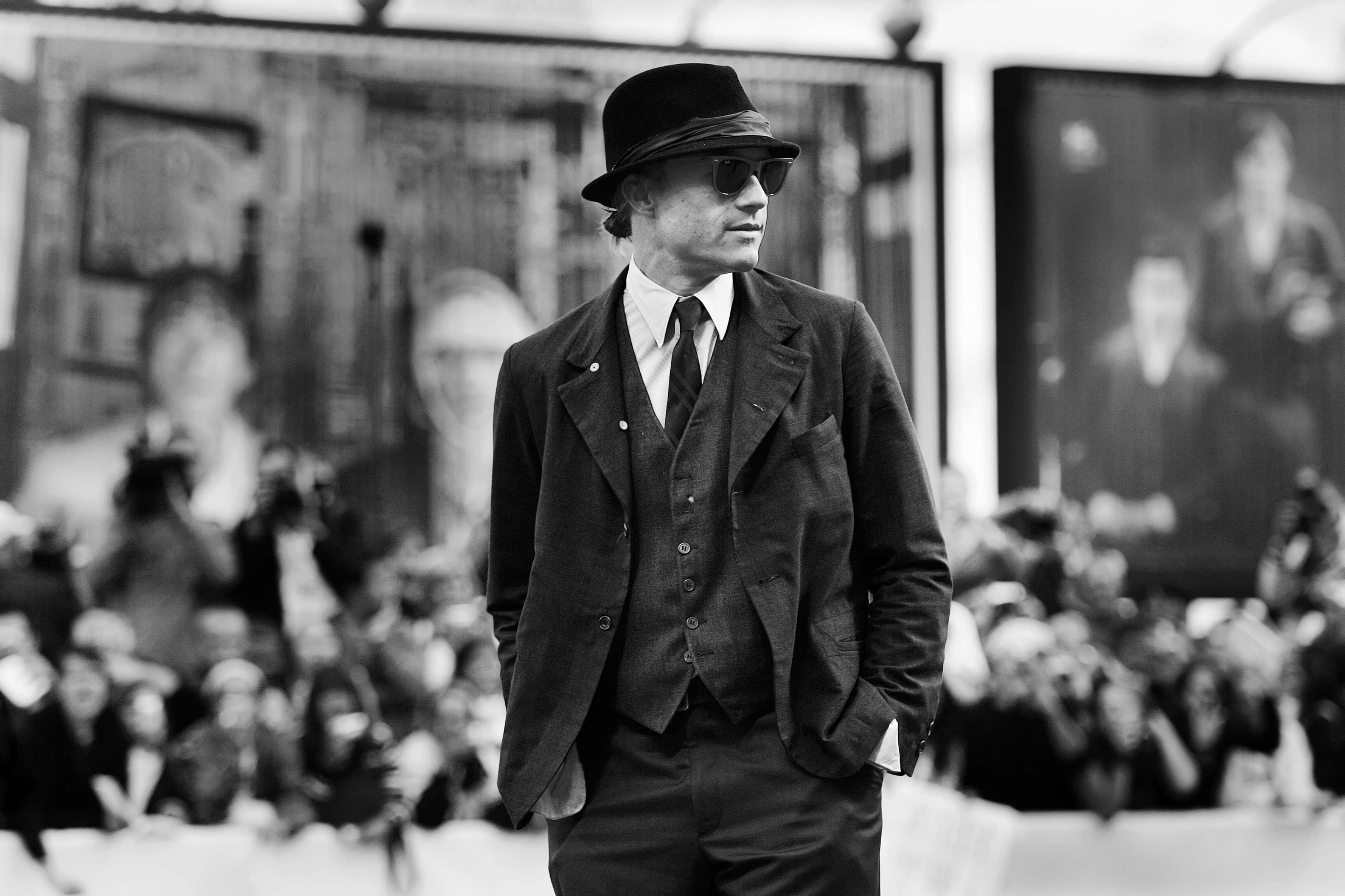 Actor Heath Ledger attends 'I'm not there' premiere