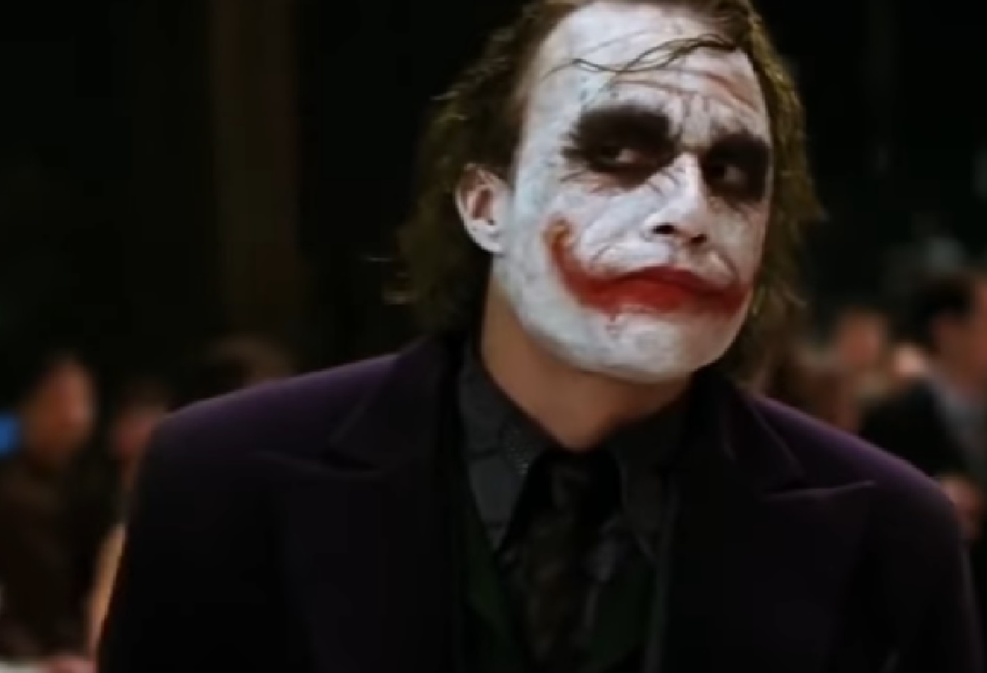Screenshot: Heath Ledger photo in role of Joker
