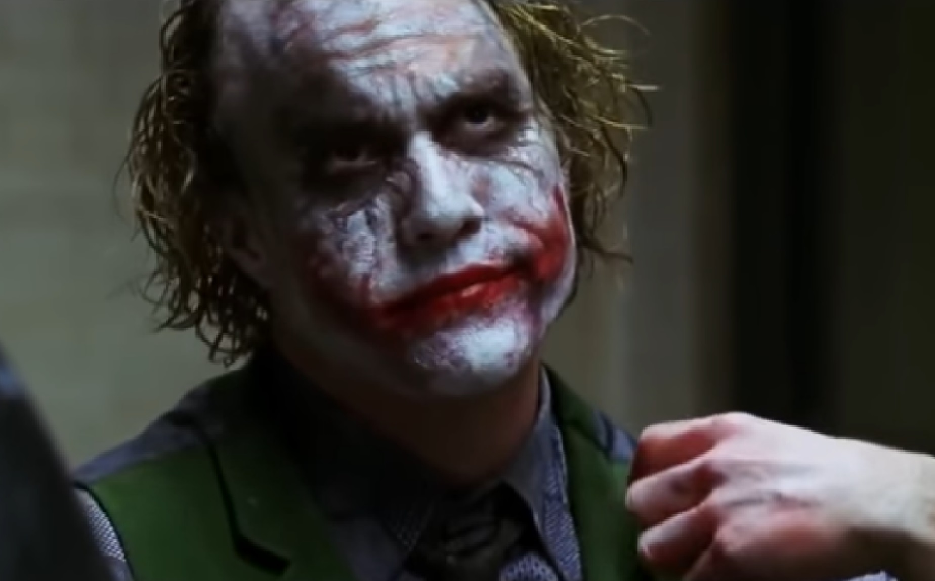 Screenshot: Heath Ledger photo in role of Joker
