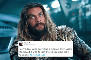 Jason Momoa Tweet