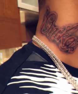 Nicki Minaj Boyfriend Tattoo
