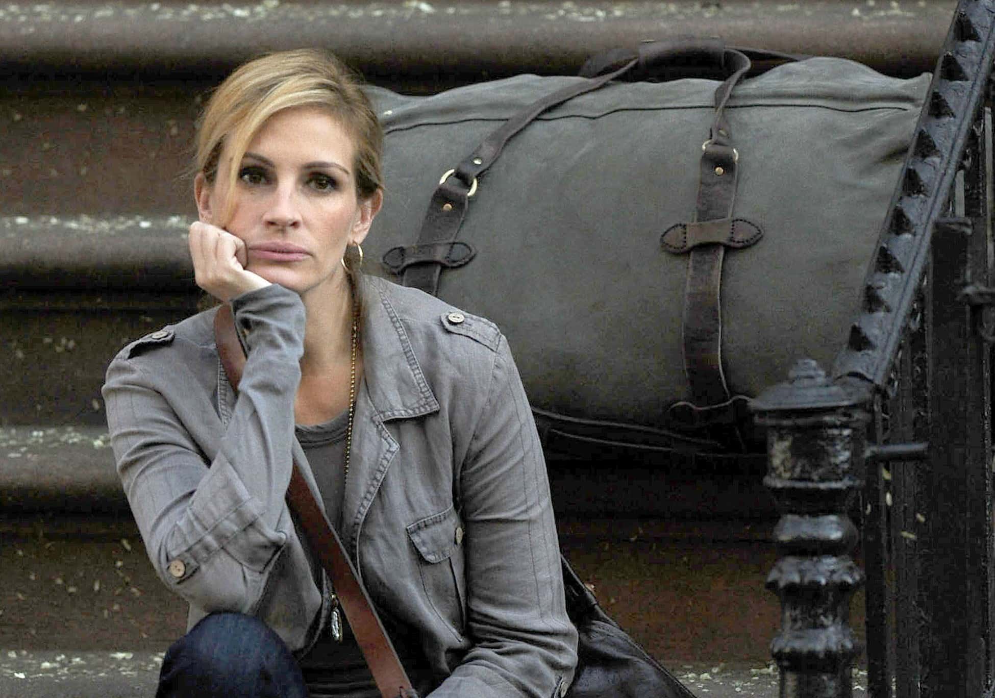 Julia Roberts on location for Filming