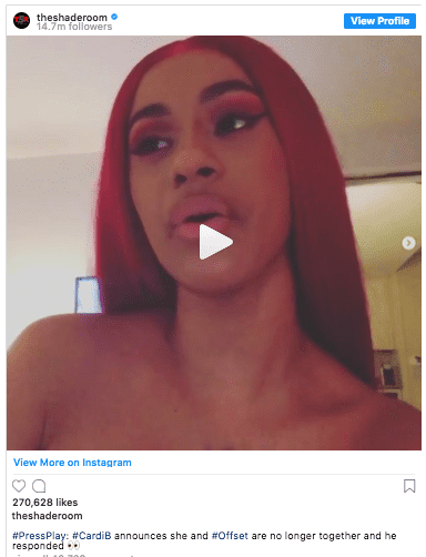 Cardi B Claps Back