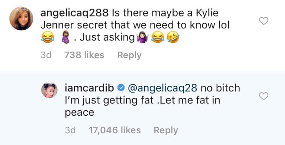 Cardi B Claps Back