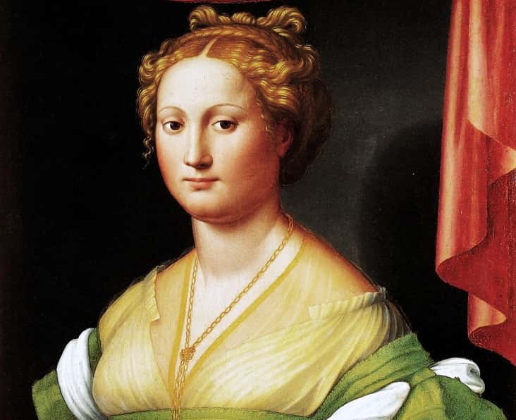 Portrait Painting of Vannozza Cattanei by Vannozza Cattanei