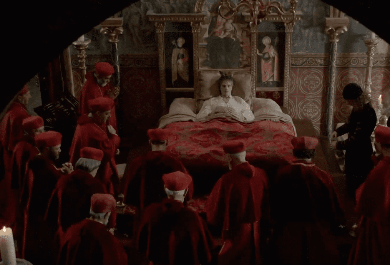Screenshot from the TV series The Borgias (2011-2013)