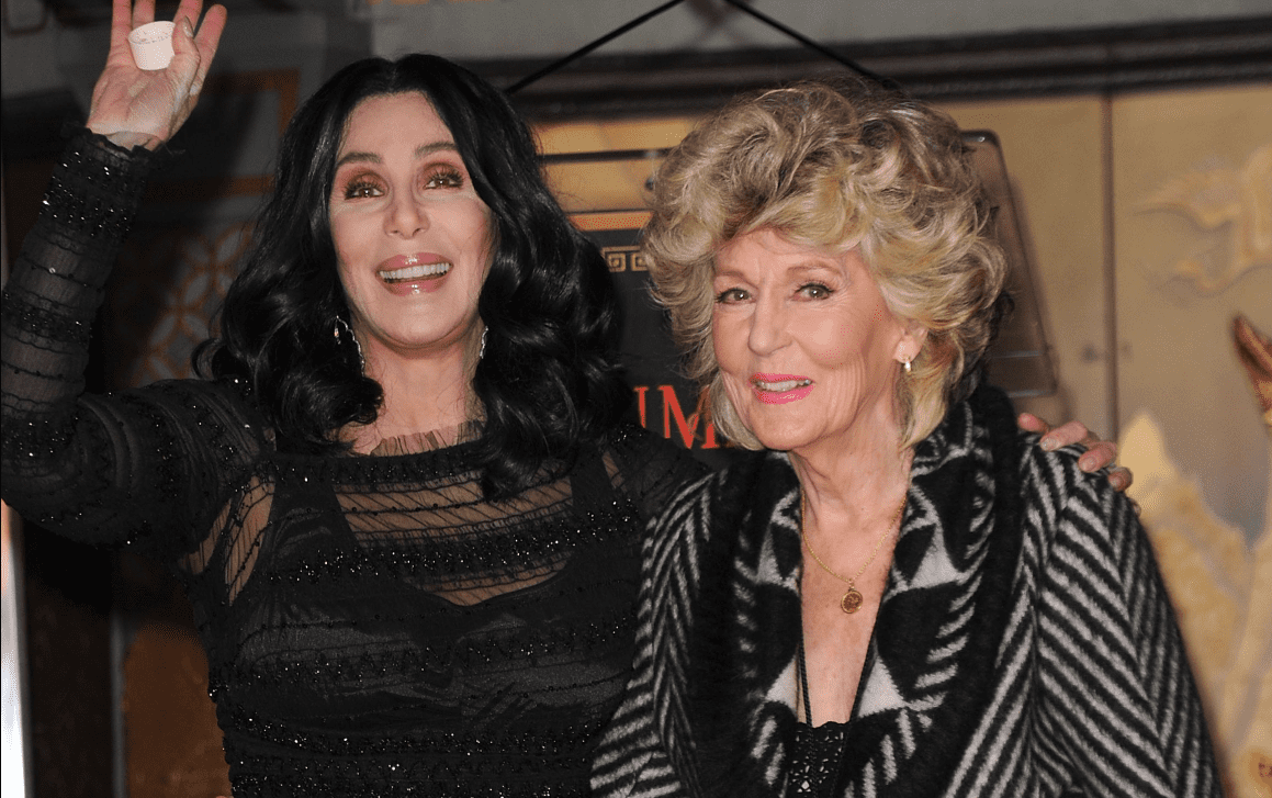 Singer/actress Cher and mom Georgia Holt