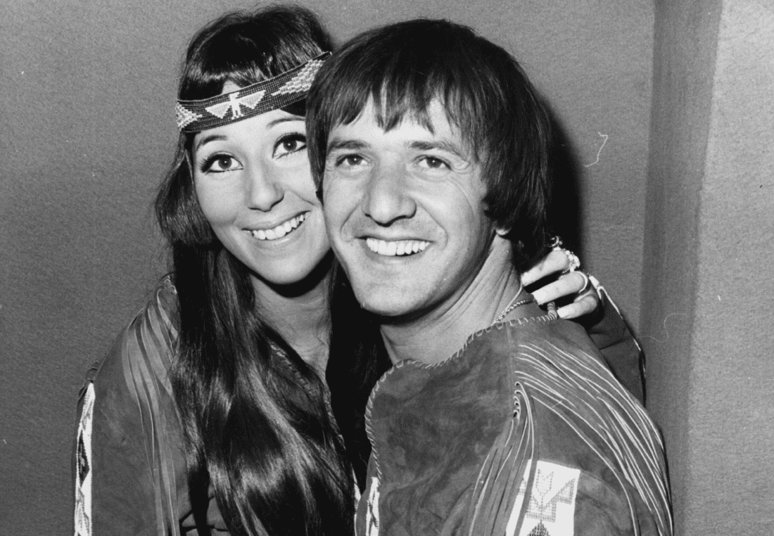 Husband and wife singing duo Sonny and Cher