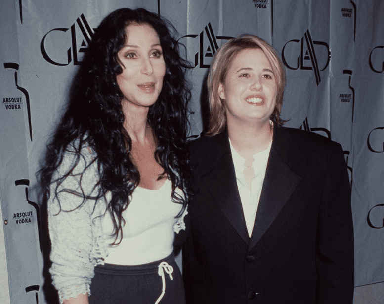 Cher with her daughter, Chastity Bono
