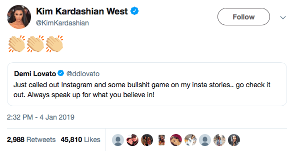 Kim Kardashian Demi Lovato Story