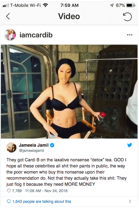 Cardi B Claps Back
