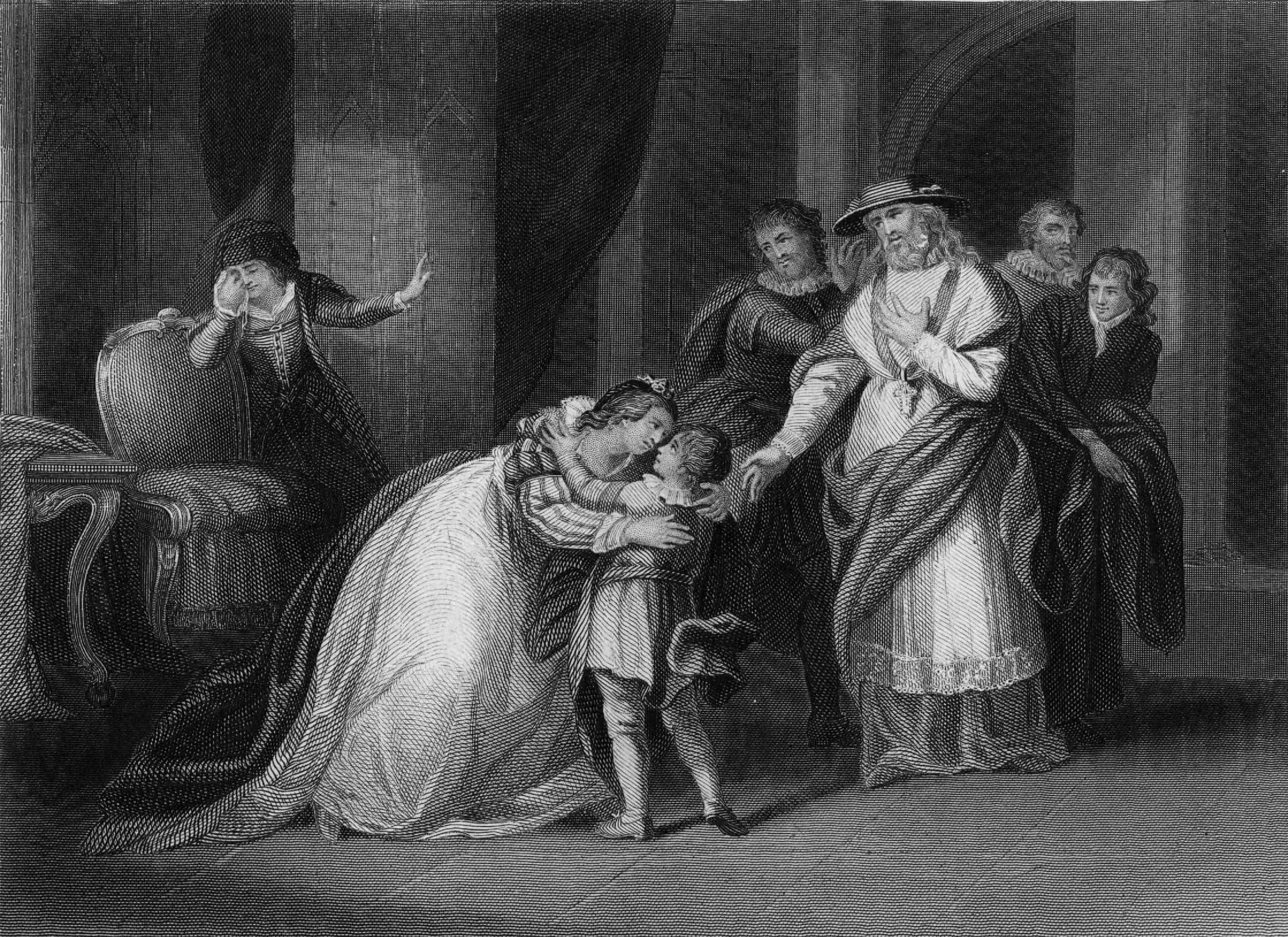 Elizabeth Woodville gives her son