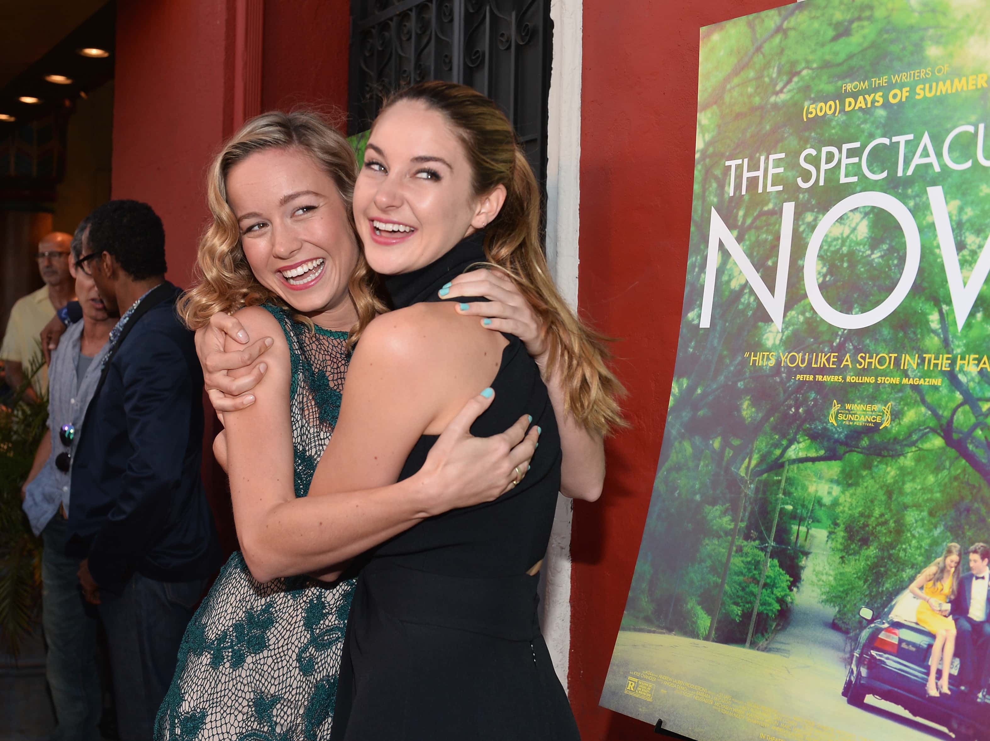 Actors Brie Larson and Shailene Woodley