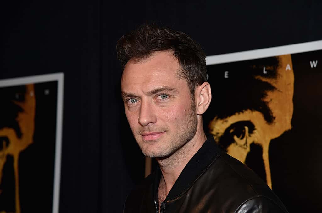 Actor Jude Law attends the "Black Sea" New York screening