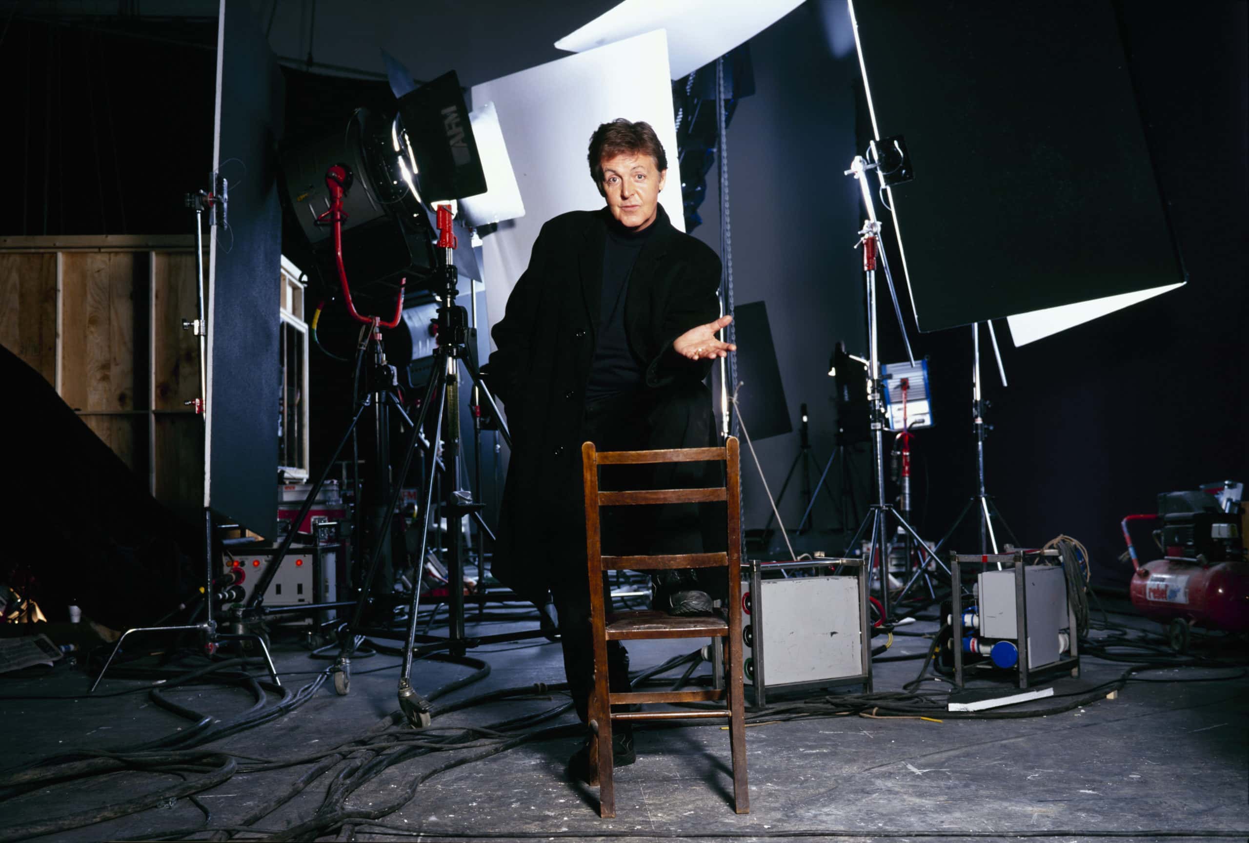 Posed portrait of singer and musician Paul McCartney in 1998.