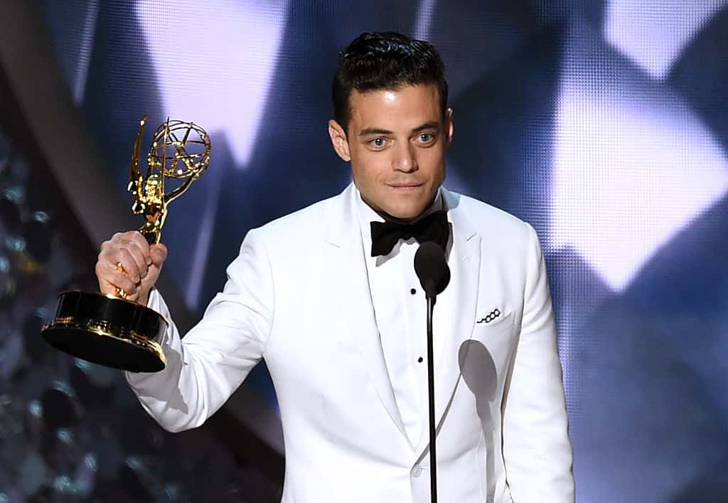 Actor Rami Malek accepts Outstanding Lead Actor