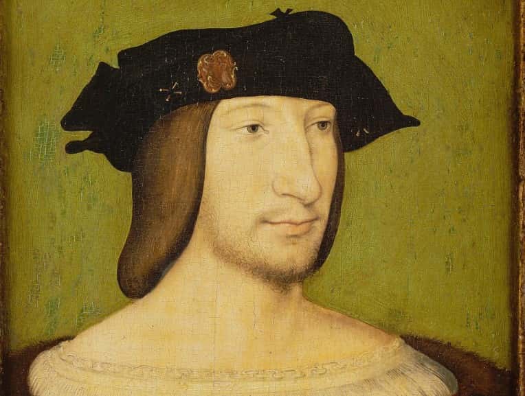 Portrait of Francis I in brown clothes