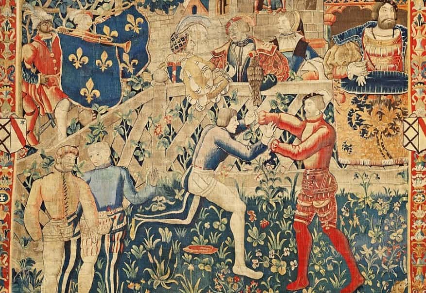  Renaissance tapestry of Le Camp du Drap d’Or