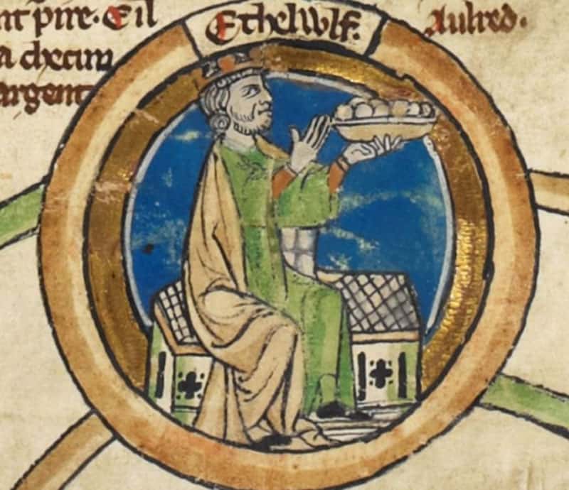 Alfred's father Æthelwulf of Wessex