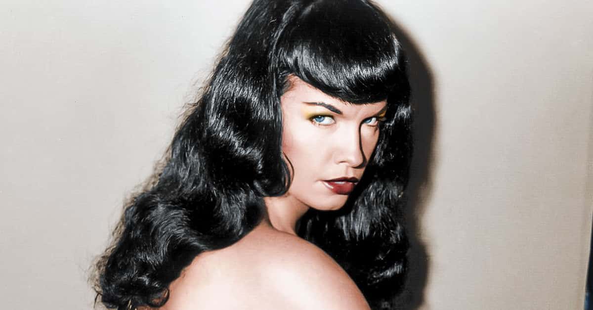 1200px x 627px - Naughty Facts About Bettie Page, The Original Pin-Up - Factinate
