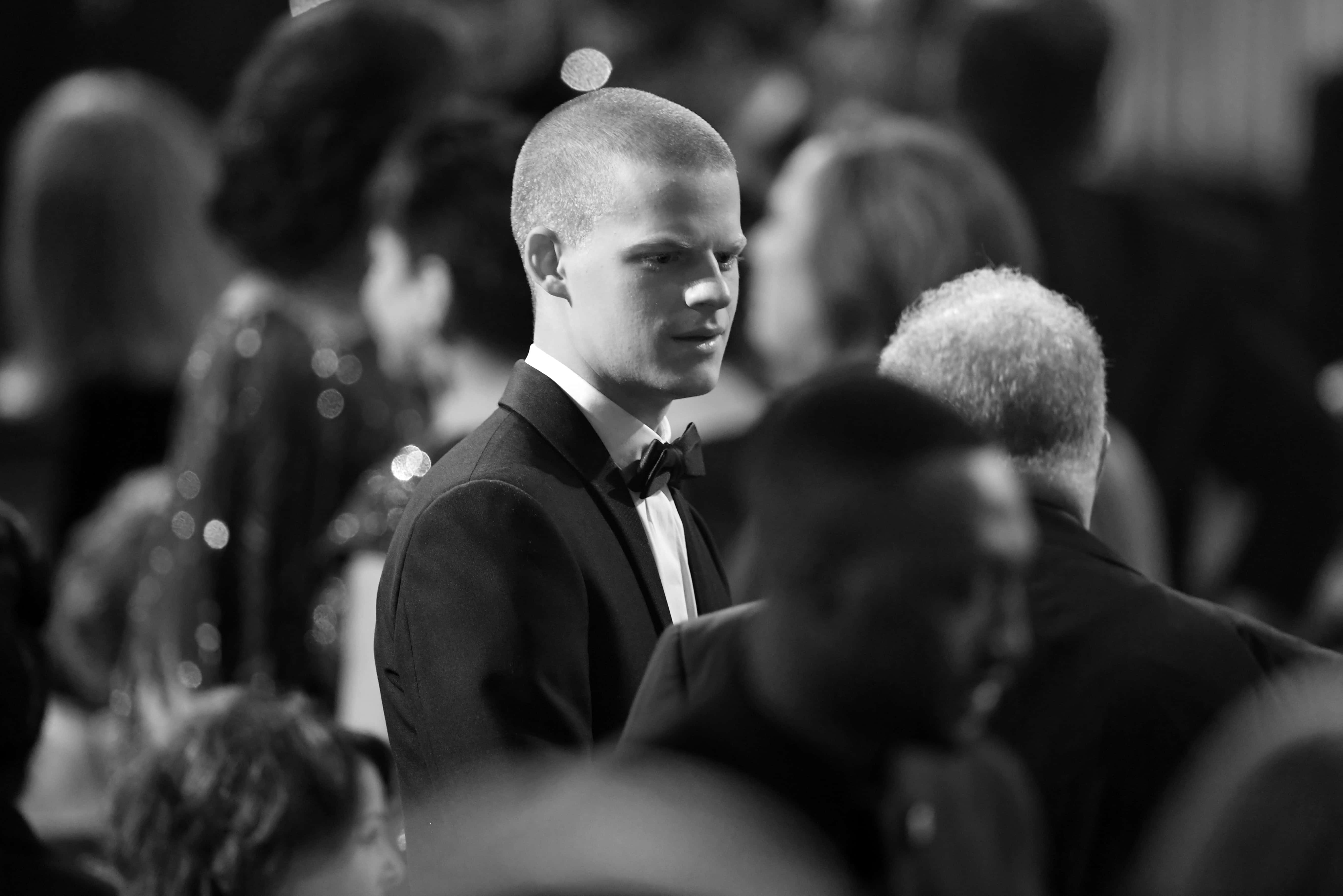 Actor Lucas Hedges in the audience during The 23rd Annual Screen Actors Guild Awards