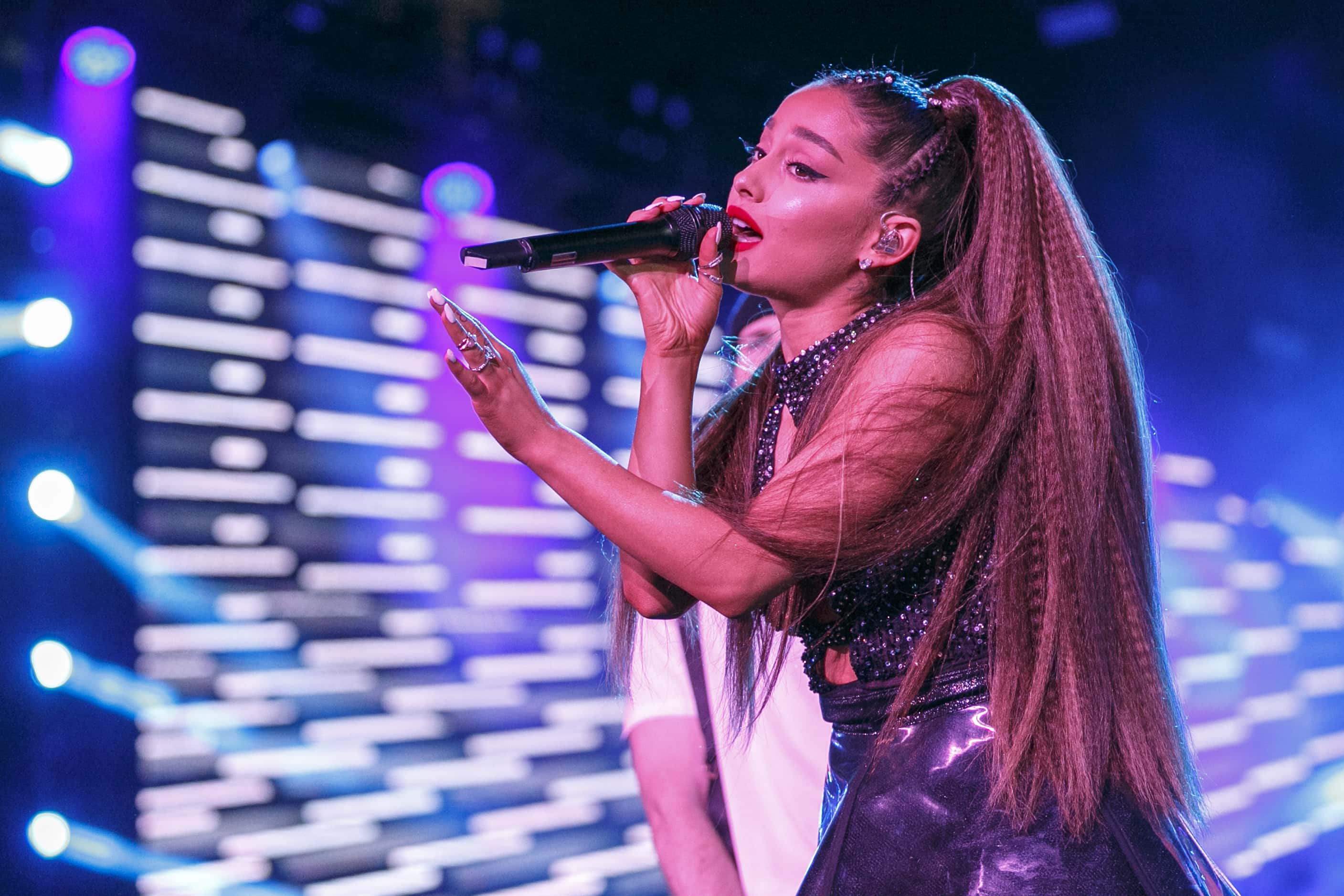 Ariana Grande performs onstage - 2018