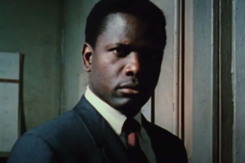 A visually captivating still taken from a pivotal moment in the film In the Heat of the Night (1967)